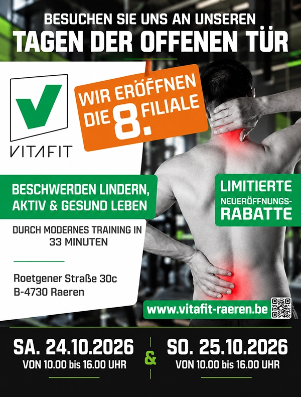 Tag der offenen Tür Vitafit Raeren Banner 2